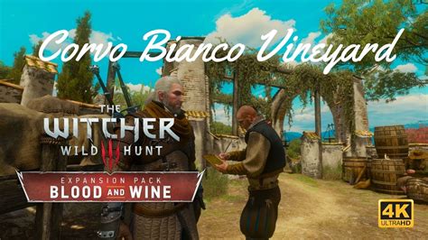 Witcher 3: Blood & Wine – Corvo Bianco Vineyard .